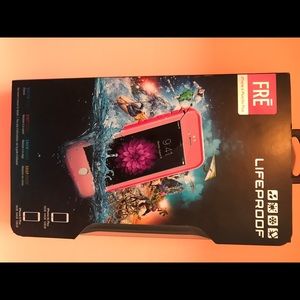 Pink iPhone 6 Plus lifeproof case